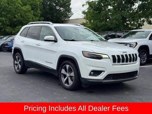 Bright White Clearcoat 2019 Jeep Cherokee Limited
