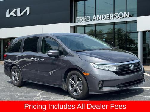 Modern Steel Metallic 2024 Honda Odyssey EX