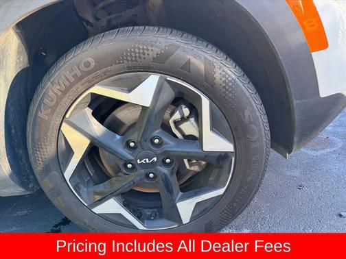 Clear White/Black Roof 2025 Kia Seltos S