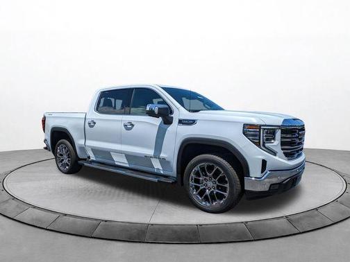 Glacier White 2026 GMC Sierra 1500 SLT