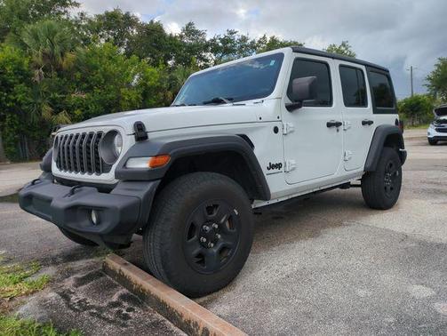 Bright White Clearcoat 2025 Jeep Wrangler Sport