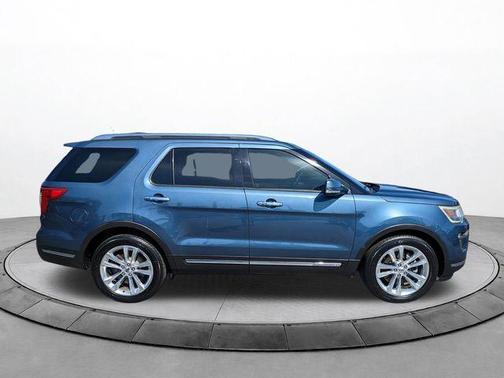 Blue Metallic 2018 Ford Explorer Limited