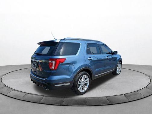 Blue Metallic 2018 Ford Explorer Limited