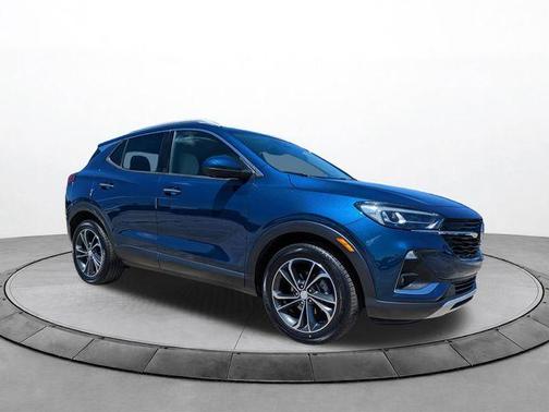 Azure Blue 2020 Buick Encore GX Essence