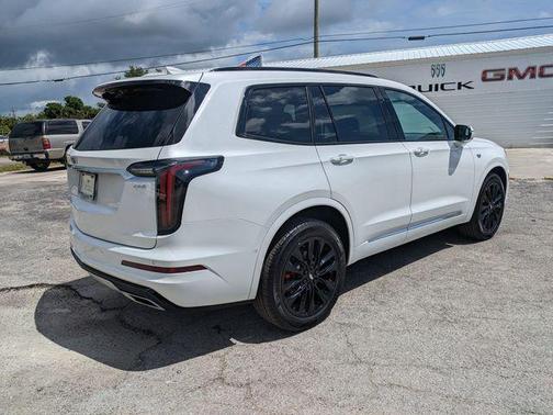 Crystal White 2024 Cadillac XT6 Sport AWD