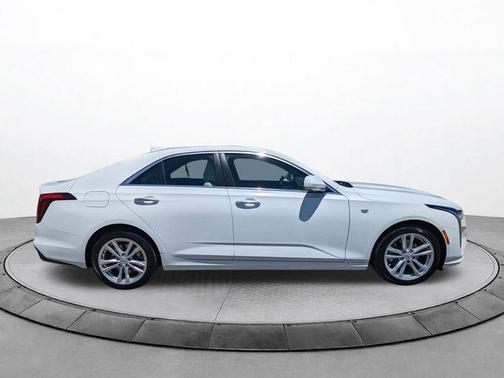 Summit White 2022 Cadillac CT4 Luxury