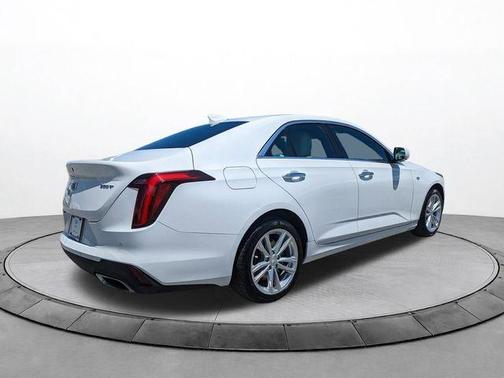 Summit White 2022 Cadillac CT4 Luxury