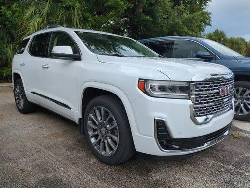 Summit White 2021 GMC Acadia Denali