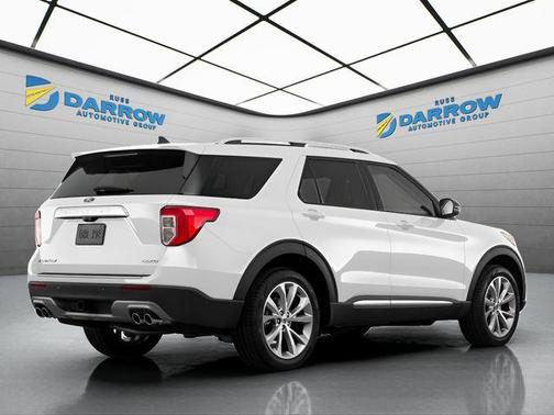 White Metallic 2022 Ford Explorer Platinum