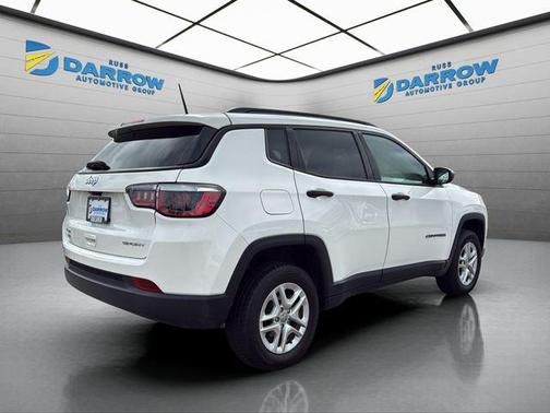 White Clearcoat 2018 Jeep Compass Sport