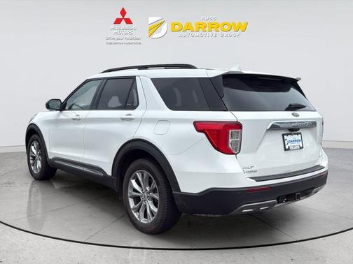 Star White Metallic Tri-Coat 2021 Ford Explorer XLT