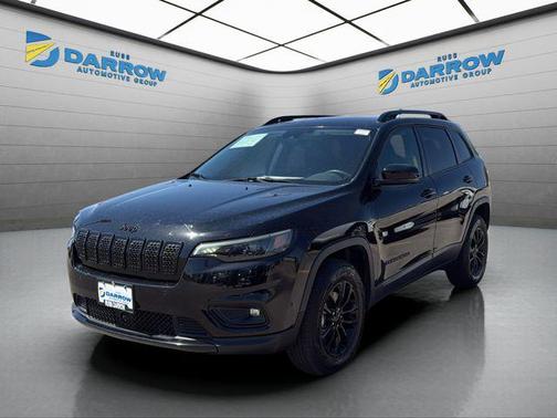 Diamond Black Crystal Pearlcoat 2023 Jeep Cherokee Altitude