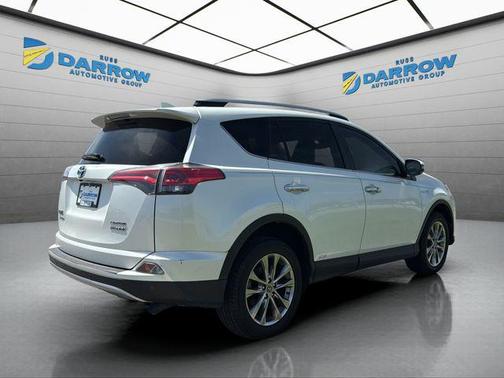 Blizzard Pearl 2017 Toyota RAV4 Hybrid Limited