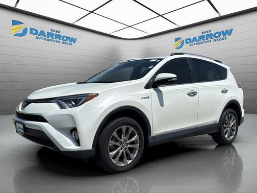 Blizzard Pearl 2017 Toyota RAV4 Hybrid Limited