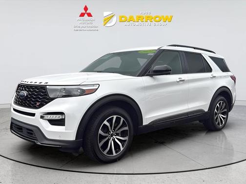White Metallic 2021 Ford Explorer ST