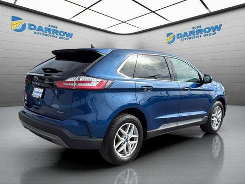 Blue Metallic 2021 Ford Edge SEL