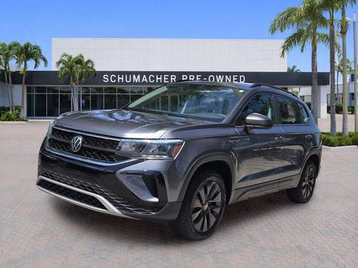 Platinum Gray Metallic 2023 Volkswagen Taos 1.5T S