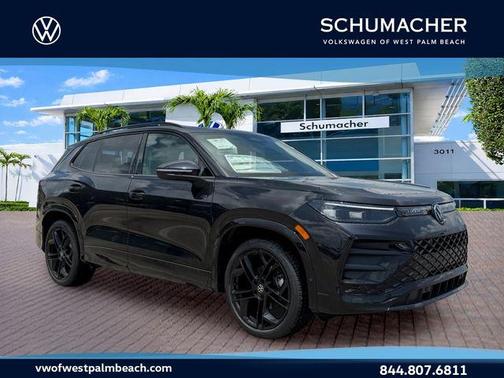 Deep Black 2026 Volkswagen Tiguan 2.0T SE R-Line Black