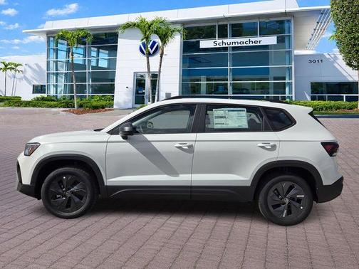 Pure White 2026 Volkswagen Taos 1.5T S