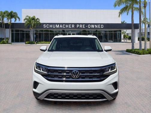 Pure White 2023 Volkswagen Atlas 3.6L SE w/Technology