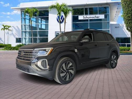 Deep Black Pearl Effect 2026 Volkswagen Atlas 2.0T SE W/TECHNOLOGY