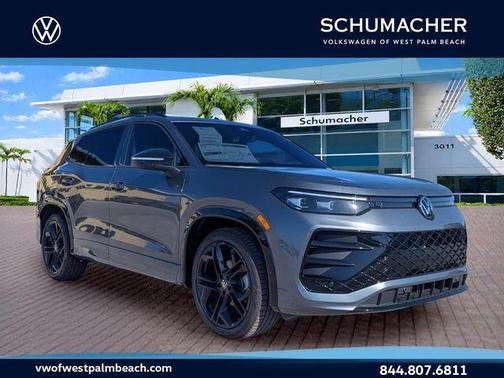 Platinum Gray 2026 Volkswagen Tiguan 2.0T SE R-Line Black