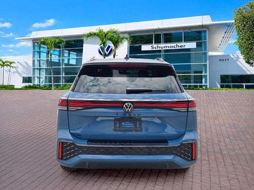 Monterey Blue W/Deep Black Roof 2026 Volkswagen Tiguan 2.0T SE R-Line Black