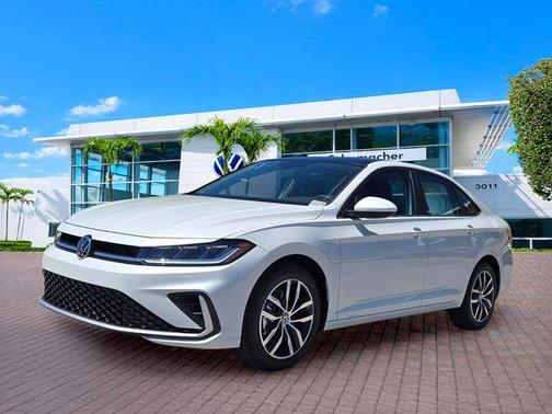 Opal White 2026 Volkswagen Jetta 1.5T SE