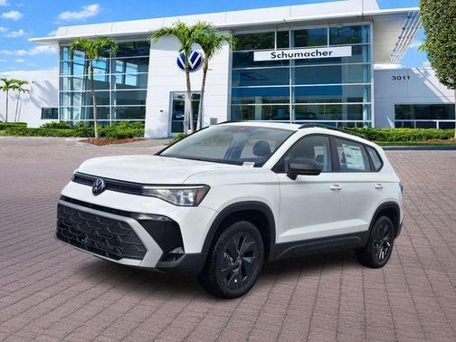 Pure White 2026 Volkswagen Taos 1.5T S