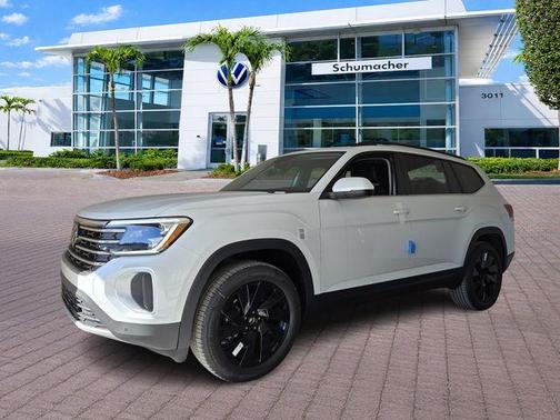 Opal White Pearl 2026 Volkswagen Atlas 2.0T SE W/TECHNOLOGY