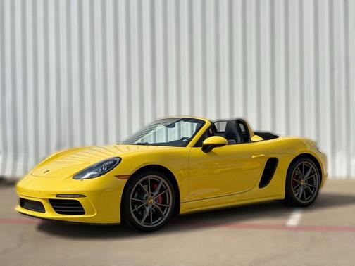 Racing Yellow 2021 Porsche 718 Boxster S