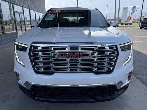 White Frost Tricoat 2024 GMC Acadia Denali