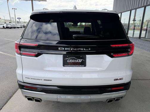 White Frost Tricoat 2024 GMC Acadia Denali