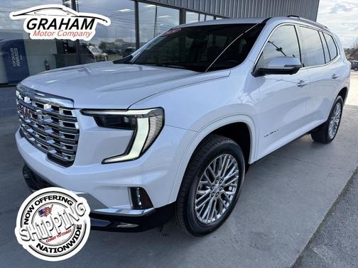White Frost Tricoat 2024 GMC Acadia Denali