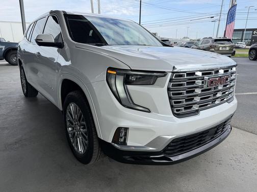 White Frost Tricoat 2024 GMC Acadia Denali