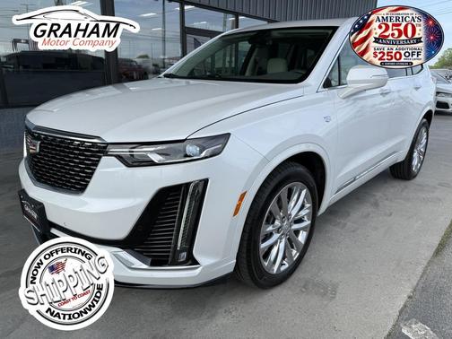 Crystal White Tricoat 2022 Cadillac XT6 Premium Luxury AWD