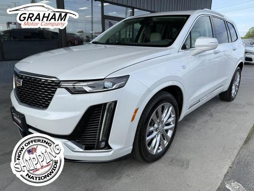Crystal White Tricoat 2022 Cadillac XT6 Premium Luxury AWD