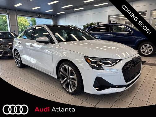 Glacier White Metallic 2025 Audi A3 Premium