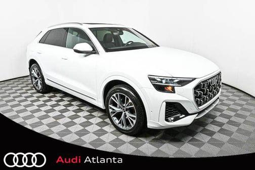 Carrara White 2025 Audi Q8 55 Premium