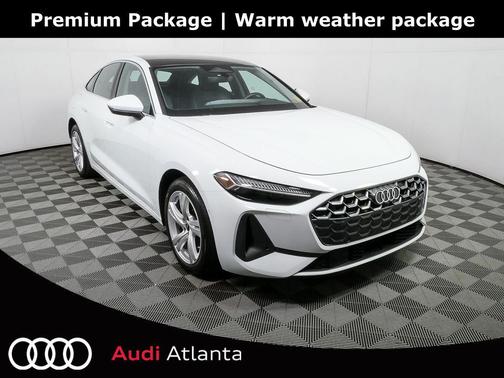 Glacier White 2025 Audi A5 Premium Plus TFSI quattro S tronic