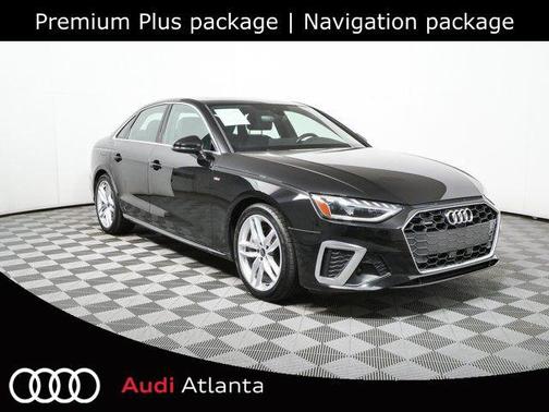 Mythos Black Metallic 2023 Audi A4 45 S line Premium Plus