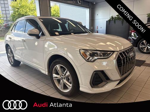 Glacier White Metallic 2023 Audi Q3 45 S line Premium Plus