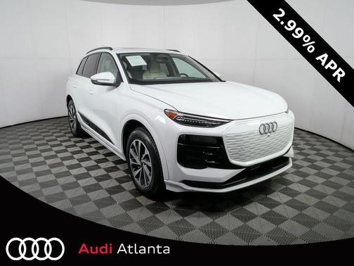 Glacier White Metallic 2025 Audi Q6 e-tron Premium Plus quattro