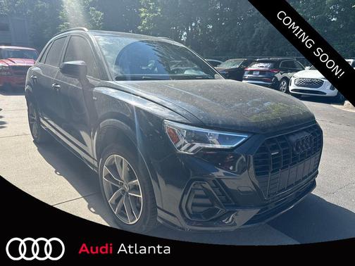 Black Metallic 2025 Audi Q3 Premium 45 TFSI S line quattro Tiptronic