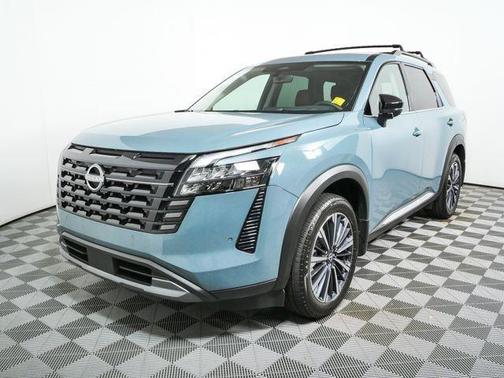 Teal 2026 Nissan Pathfinder Platinum