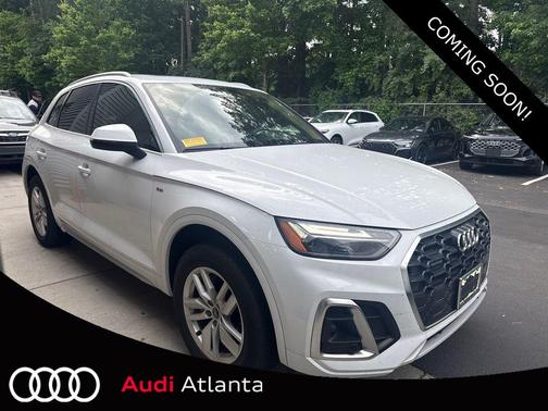 Glacier White 2023 Audi Q5 45 S line Premium