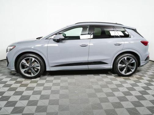 Pebble Gray 2024 Audi Q4 e-tron Premium Plus 55 quattro