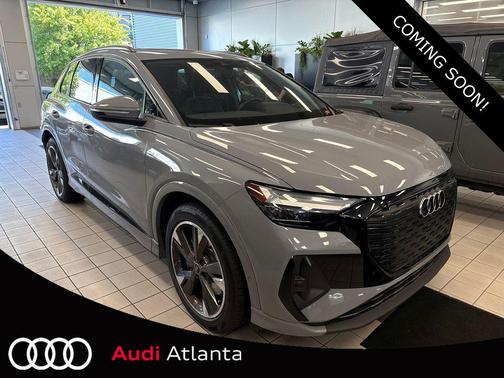 Pebble Gray 2024 Audi Q4 e-tron Premium Plus 55 quattro
