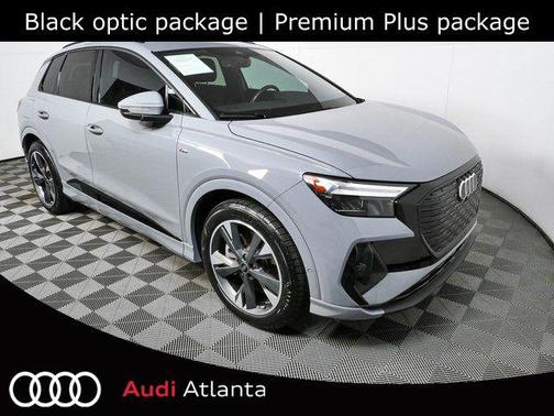 Pebble Gray 2024 Audi Q4 e-tron Premium Plus 55 quattro