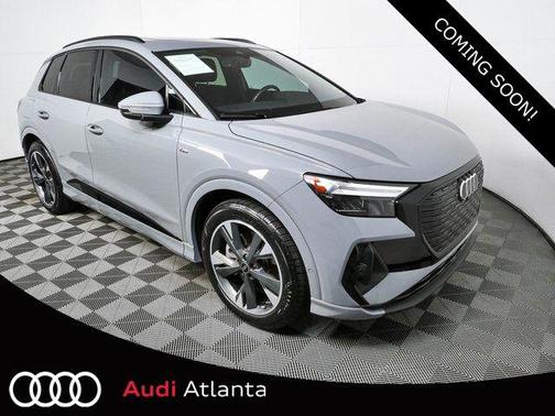 Pebble Gray 2024 Audi Q4 e-tron Premium Plus 55 quattro